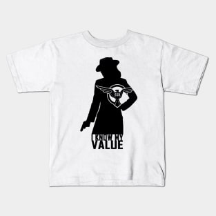 I Know My Value Kids T-Shirt